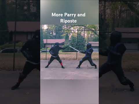 More Parry and Riposte #hema #martialarts #fencing #sword #sparring