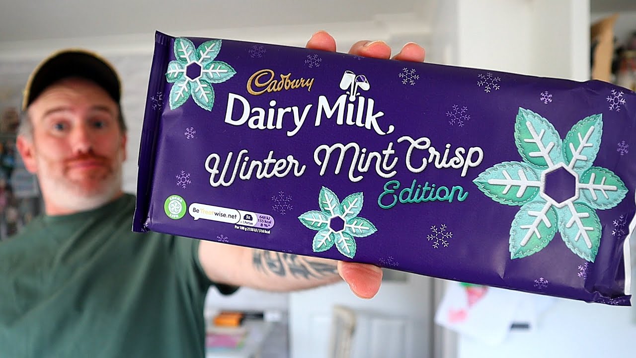 Cadbury Dairy Milk Winter Mint Crisp ( Christmas 2020 )