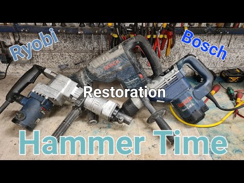 It's Hammer time. Repairing a selection of Bosch and Ryobi kango hammers