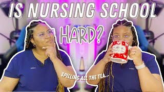 Is Nursing School as hard as they say? || Spilling all the tea about Nursing School! || THE TRUTH
