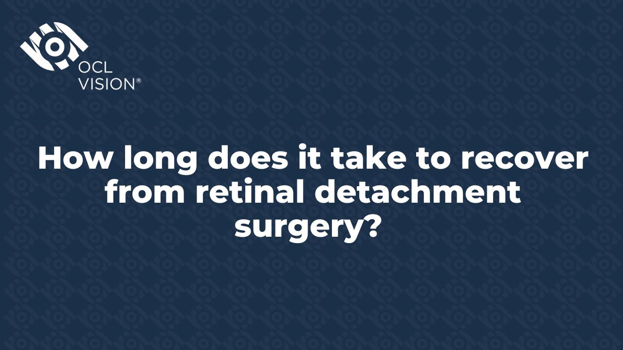 How long does it take for a retinal tear to a detachment? More REF