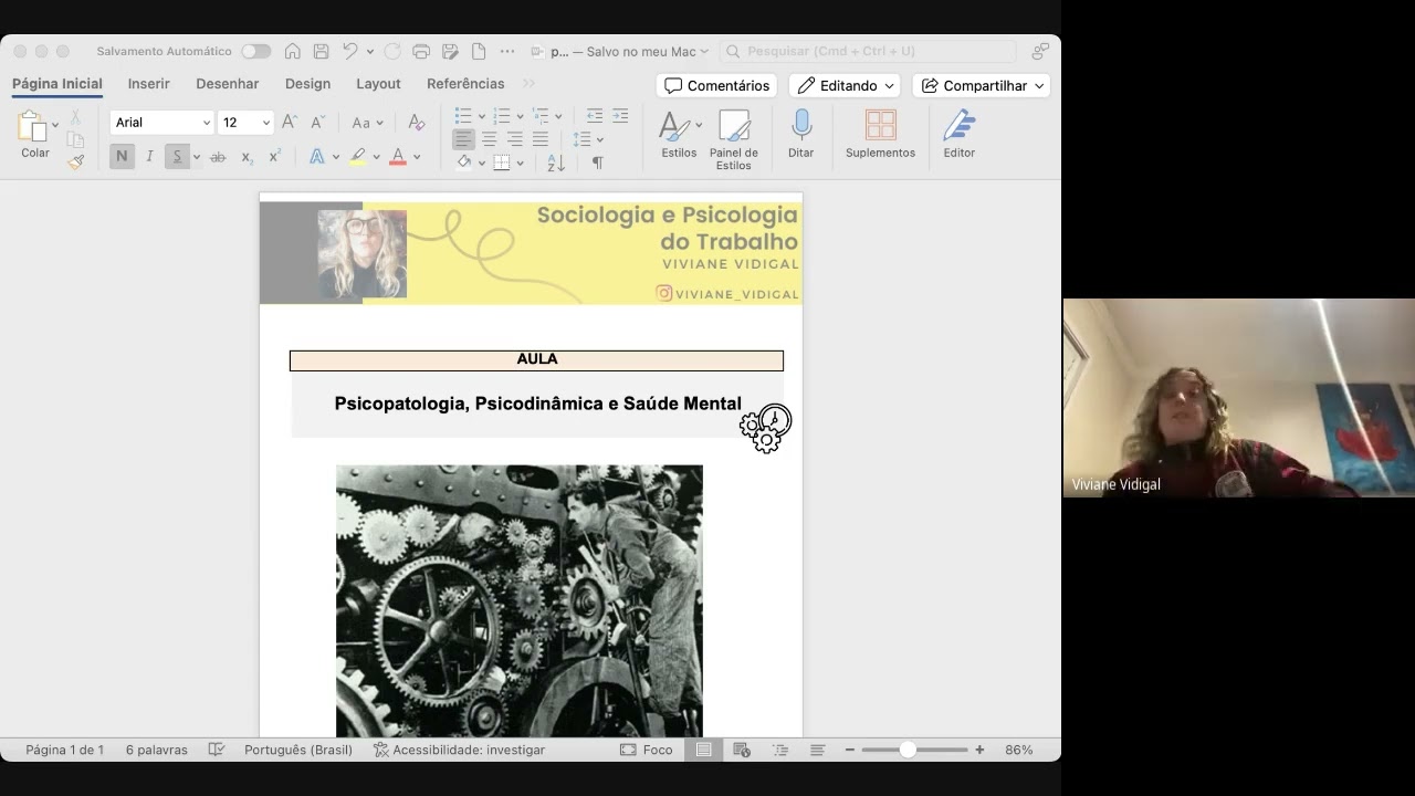 Introdução - Psicopatologia, Psicodinâmica e Saúde Mental