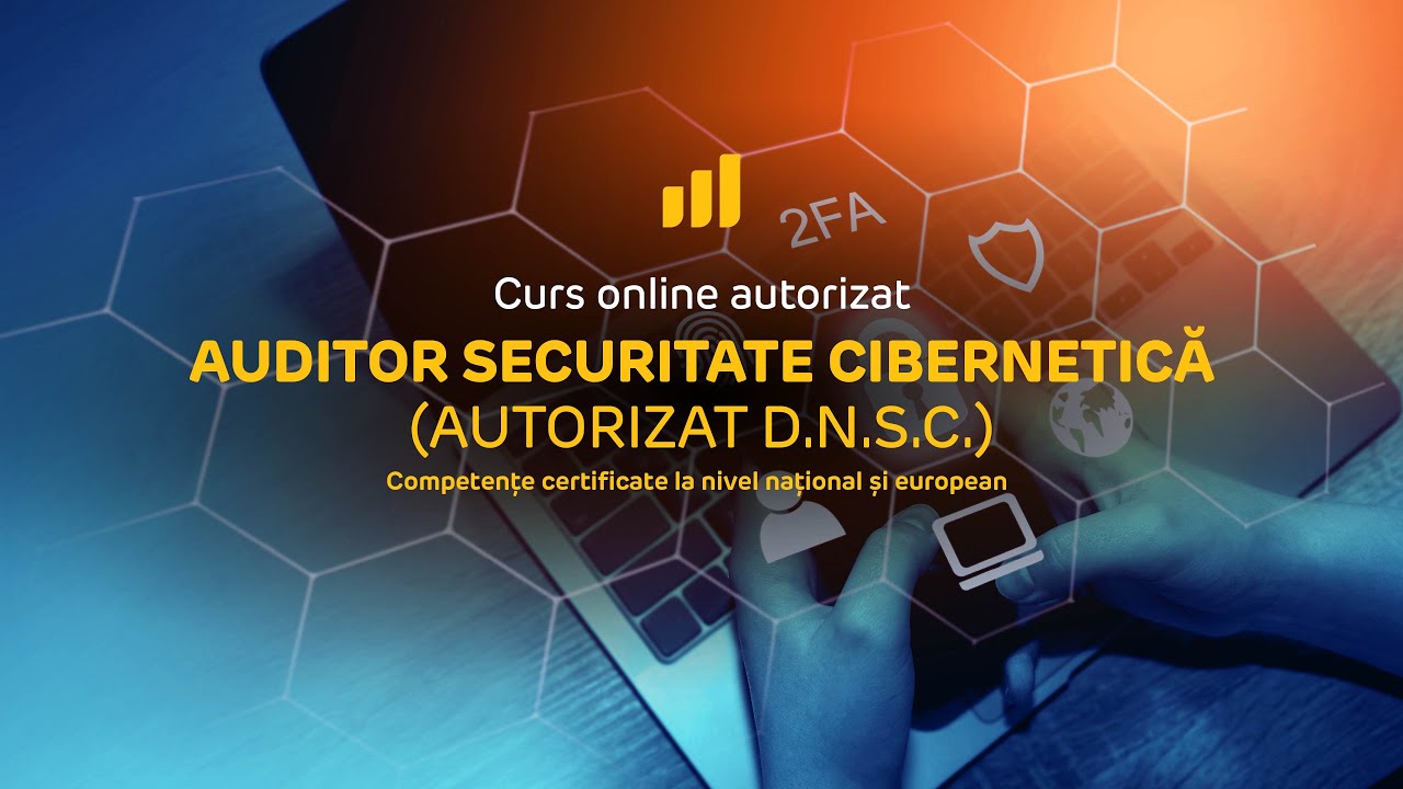 Imagine copertă pentru video: Vă prezentăm câteva repere despre ce vom învăța în cadrul cursului de Auditor Securitate Cibernetică