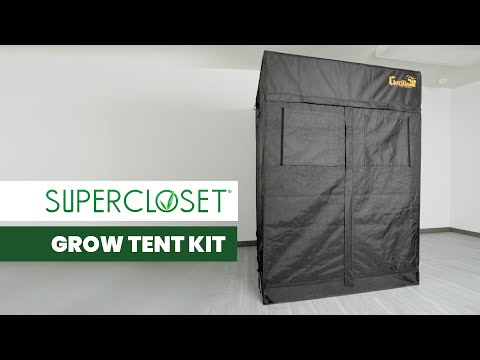 SuperCloset 5x5 Grow Tent Kit is the Best All In One Indoor Grow System