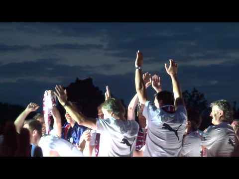 VFB vs. FWK - Public Viewing - Christian Gentner Mit Pokal (2017 live @ Wasen - Stuttgart)