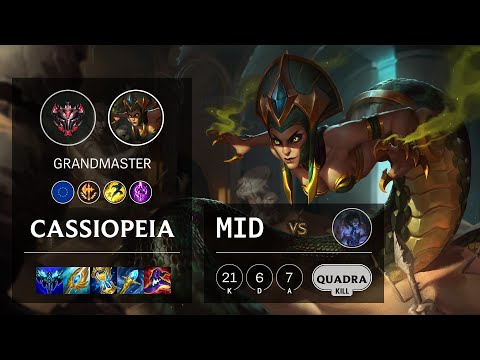 Cassiopeia Mid vs Sylas - EUW Grandmaster Patch 11.7