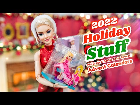 What’s Inside the Mini Bratz & Barbie Color Reveal Advent Calendars | Plus Budget Holiday Barbie