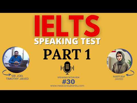IELTS Speaking Test 30 | Band 7.0 | Part 1 | Improve your English | Nasim English Academy | NEA 2025