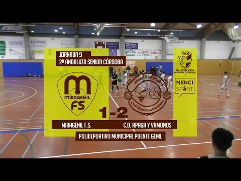 Resumen || CD Miragenil  1-2 CD Apaga y Vámonos FS (2ª Andaluza Sénior FS)