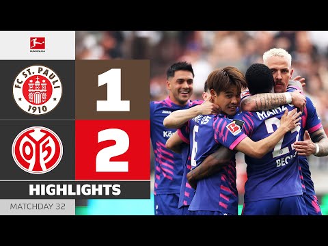장크트파울리 VS 마인츠 1:2 분데스리가 스포츠하이라이트