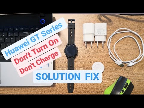 HUAWEI GT GT2 PRO GT3 BAND DONT TURN ON DONT CHARGE PROBLEM SOLUTION FIX
