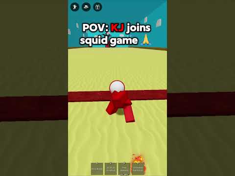 KJ Vs Squid game 🦑 || The Strongest Battleground #thestrongestbattlegrounds #roblox #pvp