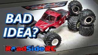 Monster Truck Tires on an RC Rock Crawler… Is This Actually Fun?