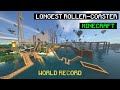 The Longest Minecraft Roller-Coaster 1.0.0 (World Record)