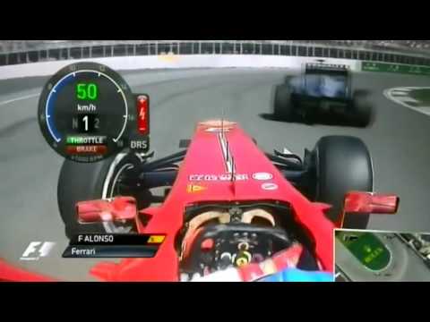 Alonso Vs Hamilton Onboard Canada 2013 F1
