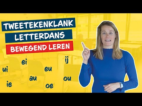 Tweetekenklank Letterdans - Woord verzinnen bij een letter I Bewegend leren I De Fitste School