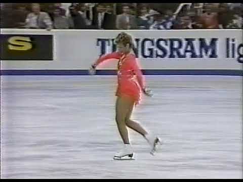 Claudia Leistner (FRG) - 1988 Worlds, Ladies' Long Program