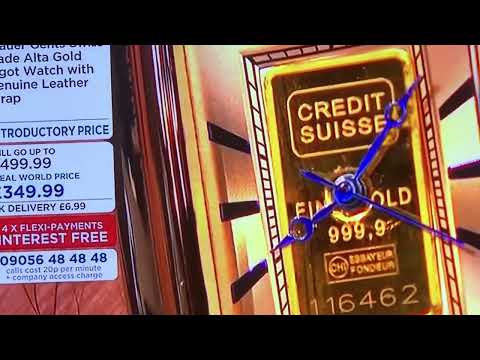 A gold watch with 999.9 grams ? I don’t think so Peter Simon ideal world