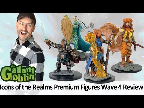 Icons of the Realms Premium Figures (Wave 4) Review - WizKids D&D Prepainted Minis