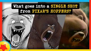 Hoppers: One Shot, Many Artists | 'Single Shot' Progression for Bear Attack (Hoppers now on Disney+)