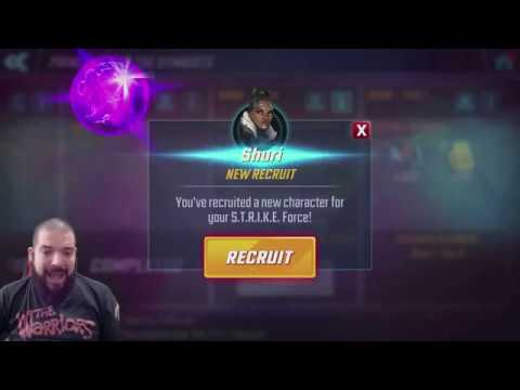Marvel Strike Force - Unlocking Shuri