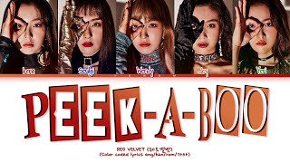Download lagu RED VELVET 레드벨벳 PEEK-A-BOO 피카부 (Color coded lyrics eng/han/rom/가사) mp3