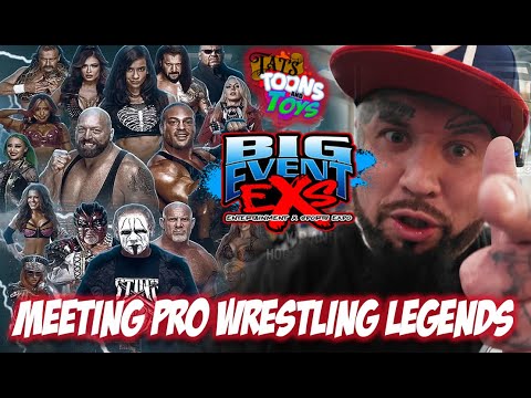 Meeting PRO WRESTLING LEGENDS at the BIG EVENT NY Wrestling Show 2025 