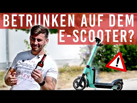 E-Scooter & Alkohol? Was muss ich beachten?