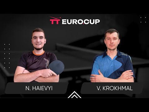 18:50 Nazarii Haievyi - Vitalii Krokhmal 25.04.2024 TT Euro.Cup Ukraine Master. TABLE 3