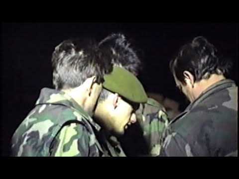 1992.04.01. - Izvidnički vod 1./1. gbr Tigrovi - Odmor u vatrogasnom domu