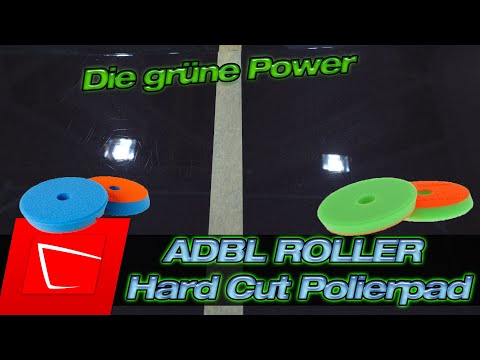Want even more cut? ADBL ROLLER Hard Cut polishing pad compared to the blue Heavy Cut pad