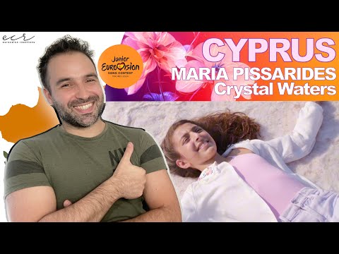First Reaction 🇨🇾: Maria Pissarides - Crystal Waters / Junior Eurovision 2024 Cyprus