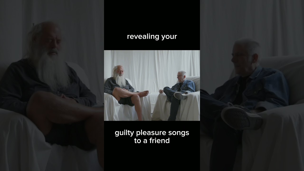 Playing guilty pleasure songs to a friend