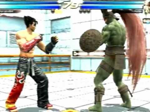 devil jin + jin flipmatrix004 vs ancient ogre + armor king flip096