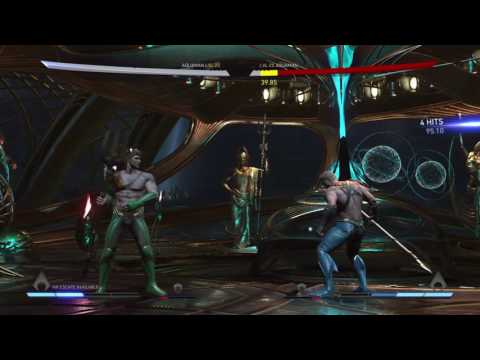 Injustice 2 Aquaman VS Aquaman Mirror Single Fight