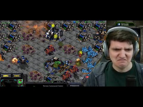 Artosis plan vs StupiD all in - Artosis Starcraft Remastered