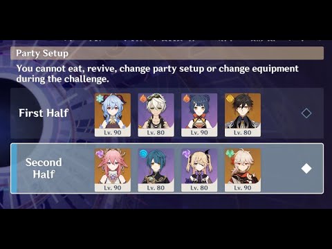 Genshin Impact 2.4/2.5 Floor 12 Abyss - Ganyu Melt / Yae Electro-Charged 9* Clear Showcase