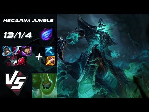 JUNGLE Hecarim vs Zac - NA Challenger Patch 14.18