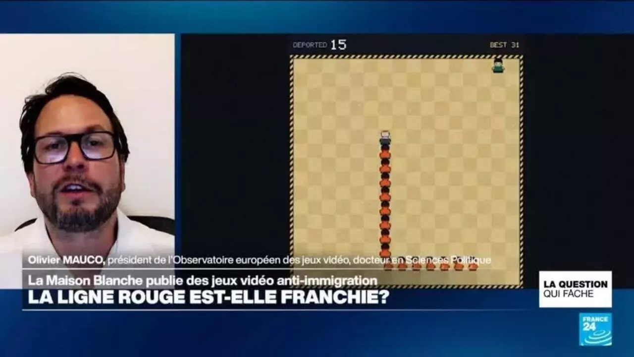Illustration: La Maison Blanche instrumentalise les jeux vidéo pour diffuser sa propagande anti-immigration