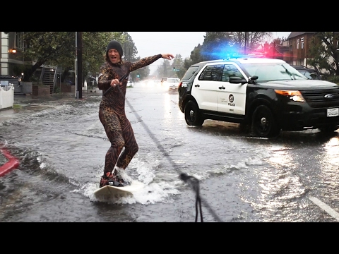 Flood Surfing with LAPD!