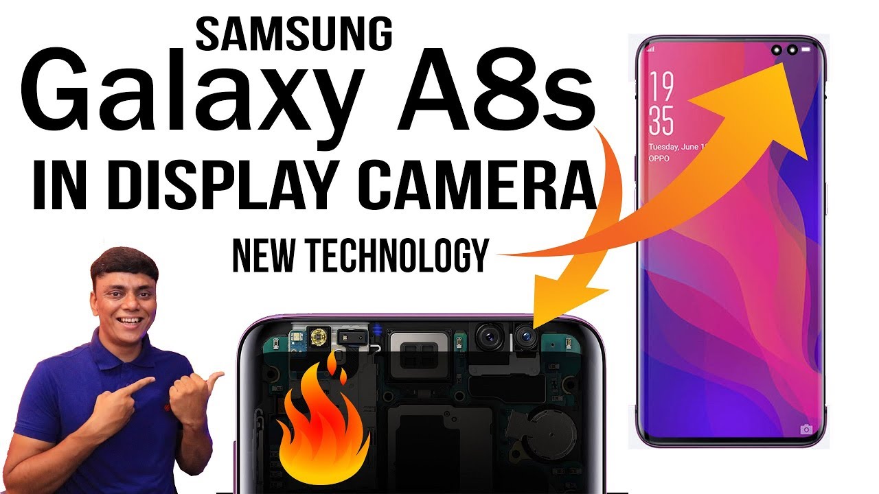 Samsung Galaxy A8s with a in display front camera 🔥🔥