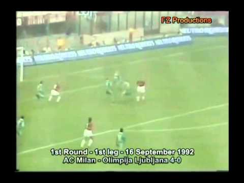CL-1992/1993 AC Milan - Olimpija Ljubljana 4-0 (16.09.1992)