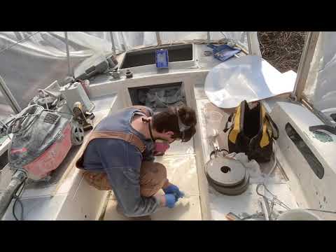 14. Restoring Aquina- replacing the cockpit sole
