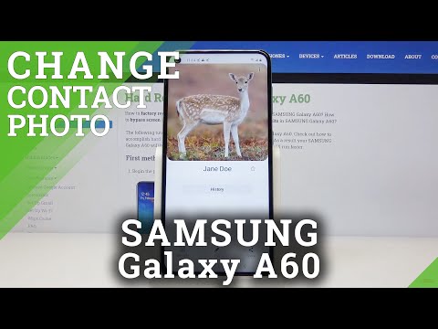 How to Add Photo to Contact in Samsung Galaxy A60 - Personalize Contacts