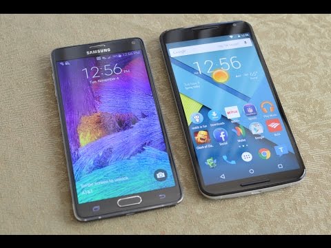 Nexus 6 vs Note 4: Size Comparison