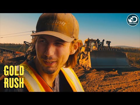 Parker Tries to Move Slucifer Using a Dozer | Gold Rush