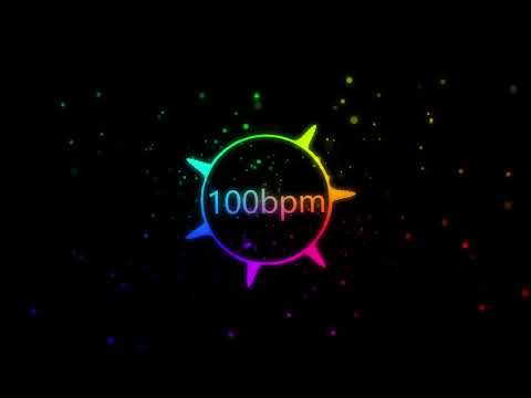 100 BPM Metronome With Kick Drum And Side Snare - Visualizer