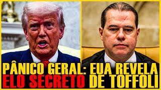 PÂNICO NO JUDICIÁRIO: TRUMP REVELA O ELO PROIBIDO DE TOFFOLI COM CRIME ORGANIZADO!