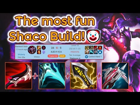 Oneshot Assassin Shaco Platin Ranked - Season 12 [League of Legends] Full Gameplay - Infernal Shaco