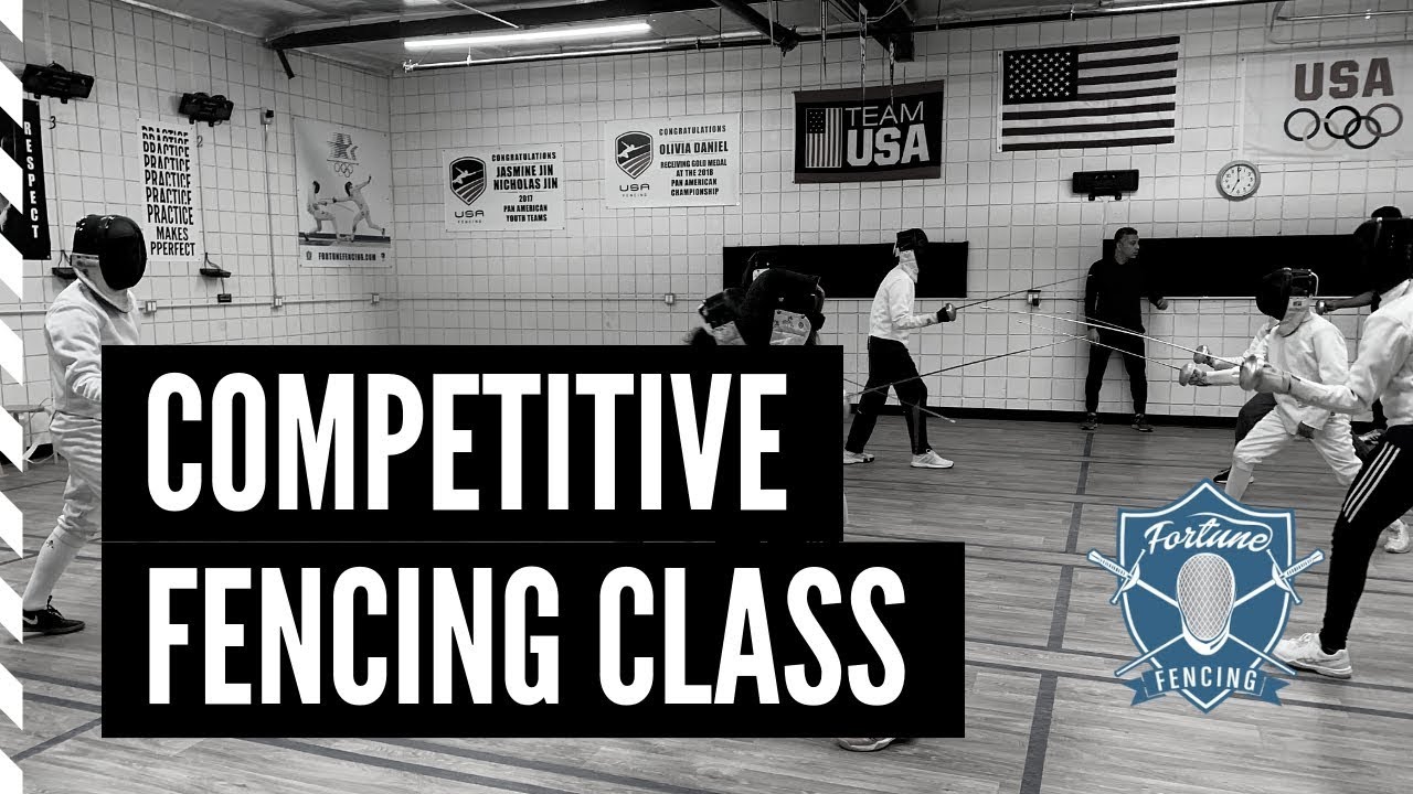 Competitive Fencing Class With Fortune Fencing In Monrovia CA
